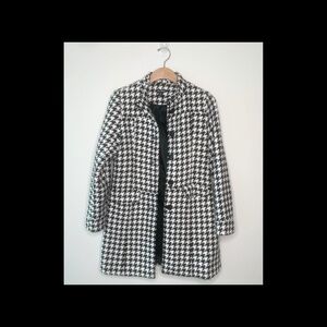 George, Size M 7-8 (child), houndstooth black and white light jacket